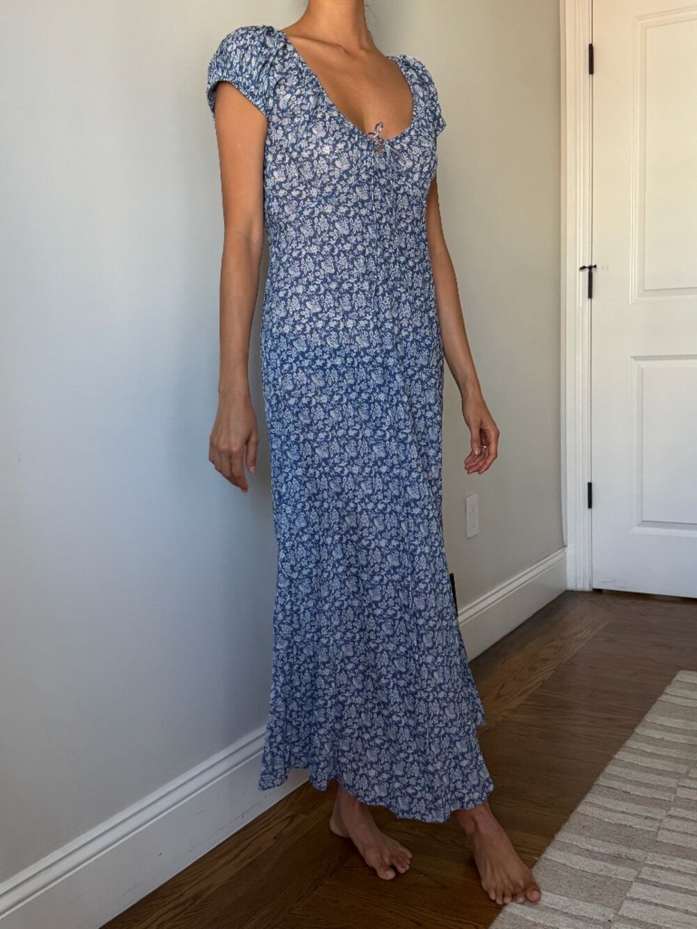 Dôen Sofia Dress Bluebell Hillside Bloom Size M